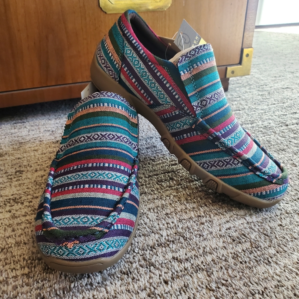 NWT, NIB Roper Slip On Driving Moc Women's 5.5 Jackie Green